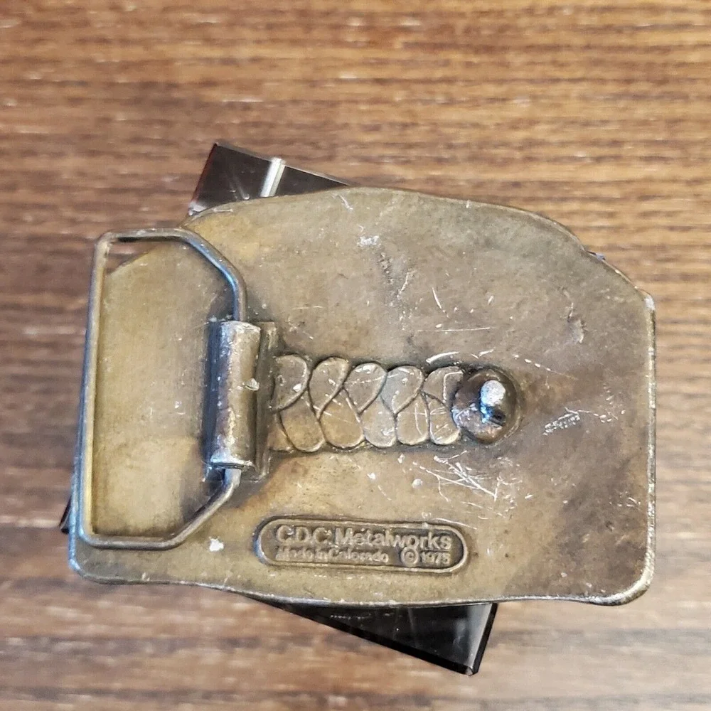 United‎ States Bicentennial 1976 Belt Buckle Flying Eagle CDC Metalworks 1975